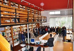 L'inaugurazione della biblioteca