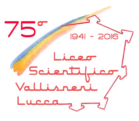 Logo del 75° del Vallisneri